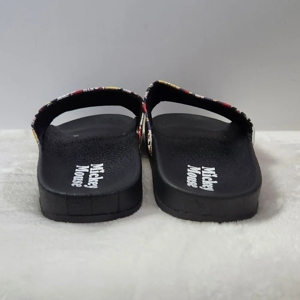 DISNEY Mickey Mouse Graphic Slides Sandals Kids Size 2-3 Unisex